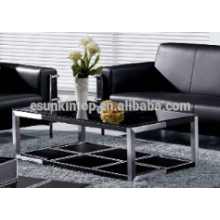 Used office tea table leather upholstery. High quality wood table for sale (MRX-906#)